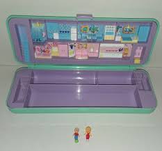 Vintage 1990 Bluebird Polly Pocket Pencil Case Compact No People 2 Mission Montague St Polly Pocket Pencil Case Blue Bird
