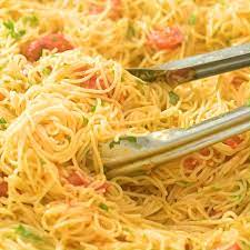 Easy Angel Hair Pasta Video Easy Pasta Recipes Easy Pasta Angel Hair Pasta Recipes