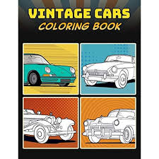 Adult coloring is supposed to be relaxing, and even an escape from electronic devices. Buy Vintage Cars Coloring Book A Collection Of 40 Vintage Classic Cars Relaxation Coloring Pages For Kids Adults Boys And Car Lovers Top Cars Coloring Book Paperback December 3