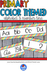 I don't think i've ever stepped into a preschool or kindergarten classroom that hasn't had a flagship alphabet poster or alphabet line . These Printable Primary Alphabet Posters For Walls Bulletin Boards And Word Walls Are Beautiful And Easy To Prep Cli Alphabet Line Book Bins Alphabet Poster