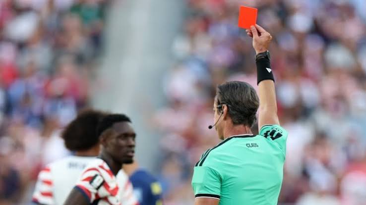 Here's what happens after a World Cup red card