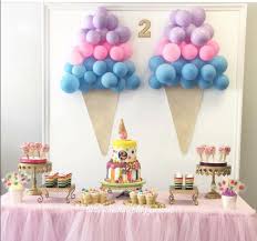 Ice Cream Themed Birthday Party Diy Decor Ideas The Thinking Closet Ice Cream Birthday Party Theme Ice Cream Party Theme Ice Cream Party Decorations