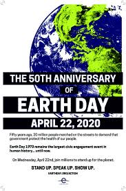 It is very important to make the people to know the good and bad effects of the environment on the people for stopping them from damaging the natural environment which is very valuable to everyone in the world. Earth Day 2020 Earth Day