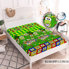 26 contoh desain kamar tidur keroppi terbaru idrs24 youtube. Jual Monalisa Sprei Waterproof Uk 120 T 20 Anak Keroppi Lunch Jakarta Selatan Aneka Textile Official Tokopedia
