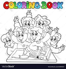 Maybe you would like to learn more about one of these? Coloring Book School Cartoons 3 Vector Illustration Download A Free Preview Or High Quality Adobe Illustrator Ai Eps School Cartoon Coloring Books Cartoon