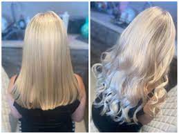 The Ice Blonde Transformation Blonde Transformation Clip In Hair Extensions Ice Blonde