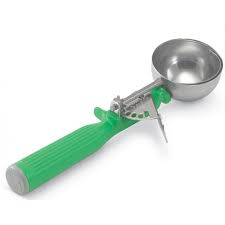 vollrath 47142 disher ice cream scoop green size 12 2 6 oz