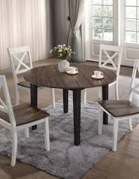 So whether you're looking for a farmhouse table, cottage furniture, farmhouse furniture, or industrial chic furniture we're the place to shop. Farmhouse White Round Kitchen Table Novocom Top