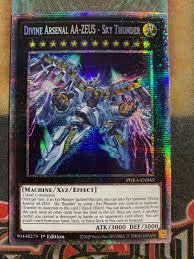 Mavin | Yugioh Divine Arsenal AA-Zeus - Sky Thunder PHRA-EN045 Starlight  Rare 1st Ed