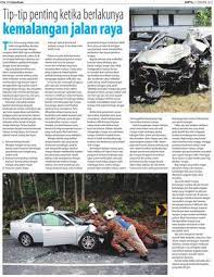 Kemalangan jalan raya | abang bomba keluarkan mangsa tersepit kemalangan melibatkan sebuah lori dan 3 buah kereta akibat. Tip Tip Penting Ketika Berlakunya Kemalangan Jalan Raya Klik