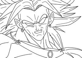 #broly #dragonballdeja tu like y suscribete! Dragon Ball Z Broly Para Colorear Animefine