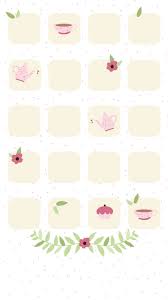 Simple Girly Teatime Iphone Home Screen Wallpaper Panpins Wallpaper Shelves Iphone Wallpaper Screen Wallpaper