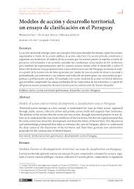Não apareça com um curriculum vitae que parece ter feito no word 97. Pdf Modelos De Accion Y Desarrollo Territorial Un Ensayo De Clasificacion En El Paraguay