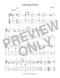 Free easy guitar lesson with tab, sheet music, chords, backing track and video tutorial. Amazing Grace Solo Guitar Tab Print Sheet Music Now