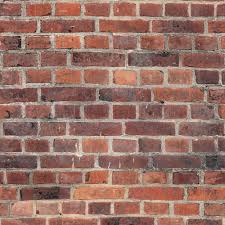 Gray marble bathroom with black brick walls and a glass shower stall with a wooden wall. Red Brick Bathroom Cladding Direct