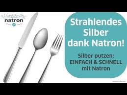 Silber Putzen Mit Alufolie Und Natron Silber Reinigen Alufolie Silber Reinigen Natron Putzen