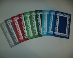 NEW COLOURS ADDED This ad is for a try fold Card Lots of colours to choose  from ideal for that special little cross stitch message