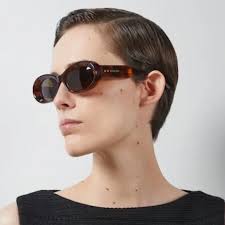 BRAND NEW Gucci GG1587S 004 Yellow Green Women Oval Sunglasses GG 1587S