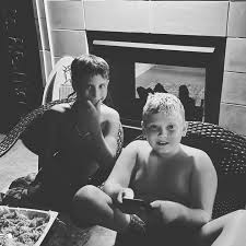 Little fellas relaxing after a hard day of #everything 👌🏻😎