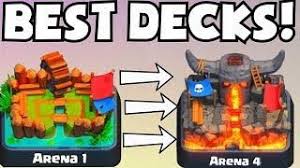 Clash Royale Best Arena 1 Arena 4 Decks Best Undefeated Deck Attack Strategy Tips F2p Players Clash Royale Deck Cool Deck
