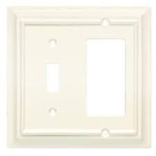Pair this decorative wall mirror with house plants or other wall decor accent pieces to blend everything together perfectly. Hampton Bay White 2 Gang Toggle Wall Plate 1 Pack W10763 Wh Uh The Home Depot