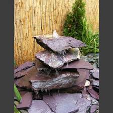 Cascade Fontaine De Jardin Complet Violet 5 Pieces Schiste Fontaines Cascades Fontaines Set Complet Fontaine De Jardin Cascade De Jardin Idees Jardin