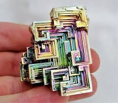 Bismuth Crystal For Sale Gemcore One 1 Lg Rainbow Bismuth Crystal Display Mineral Specimen Education Bismuth Crystal Crystals For Sale Crystals