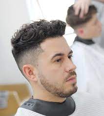 Low Fade Messy On Top Mens Hairstyles Short Mens Hairstyles Thick Hair Curly Hair Men