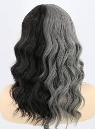 We scoured social media for some of our favorite takes on the trend. Topcosplay Heat Resistant Fiber Half Gray And Black Short Hair Curly Cosplay Full Wig For Women By Topcosplay Amazon In Beauty