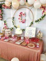 50 Erstaunliche Babyparty Deko Ideen Fur Madchen Baby Shower Flowers Floral Baby Shower Baby Shower Decorations
