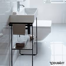 Waschbecken und waschtische müssen praktisch sein, in den raum passen und gefallen. Https Www Reuter Shop Com Duravit Durasquare Floorstanding Metal Console For Washbasins W 80 D 47 Cm Matt Black A644556 Php Metal Console Duravit Wash Basin