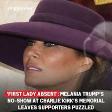 Full Story:  https://news.meaww.com/first-lady-absent-melania-trumps-no-show-at-charlie-kirks-memorial-leaves-supporters-puzzled?utm_source=meawwcom&utm_medium=photo&utm_campaign=caption