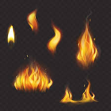 Set Of Realistic Flame Tongues Isolated On A Dark Background Fire Clipart Fire Flame Png And Vector With Transparent Background For Free Download Dark Backgrounds Drawing Flames Blurred Background Photography