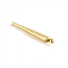 Tonight we rollin up a shine papers 24 karat gold cone joint filled up to the tip with some purple kush. Shine Gold Paper King Size Rolls