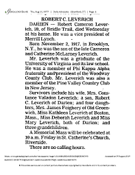 Robert C. Leverich U.S. Army WWII