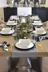 The long, elegant candles pick up the hues in the spring flowers and the refined cloth napkins. Masculine Dinner Party Ideas Home With Holliday Dinner Party Table Dinner Party Table Settings Dinner Table Setting
