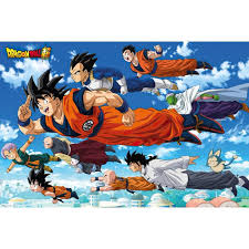 Shop rollbacks, clearance & more! Dragonball Super Anime Manga Tv Show Poster Goku Friends Flying Walmart Com Walmart Com