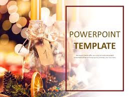 Free Presentation Templates Christmas Candles