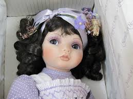 Shy Violet Porcelain Doll scuplted by Kay McKee,