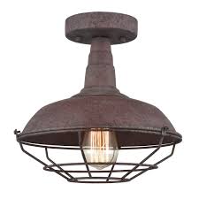 Featured sales new arrivals clearance kitchen advice. Dazhuan Rustic Semi Flush Ceiling Lights Metal Barn Wire Cage In Rust Finish For Foyer Kitchen Mudroom 1 Light Buy Online In Luxembourg At Luxembourg Desertcart Com Productid 131814964