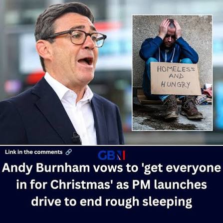 Andy Burnham's record on homelessness has left a lot to be desired,' Reform  UK's Richard Tice warned