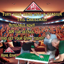 Turn you home into a stadium and enjoy the holidays with family and  friends!!!!