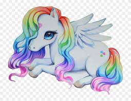 Add a flowing mane on top of the unicorn's head, as well as a long tail. Report Abuse Pegasus Cute Unicorn Drawings Clipart 1701903 Pinclipart