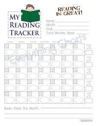 This Reading Chart Will Help A Young Boy Keep Track Of
