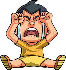 Discover 1 crying kid design on dribbble. Little Boy Crying Out Loud Cartoon Clipart Vector Friendlystock Boy Crying Cartoon Clip Art Cartoon