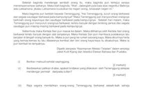 Baca Petikan Prosa Klasik Di Bawah Dengan Teliti Kemudian Jawab Soalan Soalan Otosection