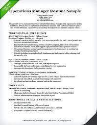 Sample Resume for Ecommerce Operations Manager | Danaya.us