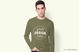 Download Long Sleeves T Shirt Mockup Ad Affiliate Ad Sleeves Shirt Mockup Long Shirt Mockup Tshirt Mockup Mockup