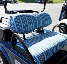 Golf Cart Seat Cover Styles Fabrics Custom Or Do It Yourself Golf Cart Seat Covers Golf Cart Seats Golf Carts