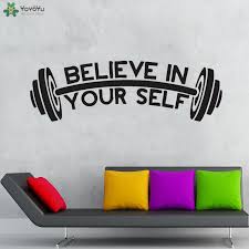 Our boxing (workout room) silhouette vinyl decals are. Binnenhuisinrichting Wall Stickers Runners Gym Fitness Inspiration Art Decals Vinyl Home Room Decor Huis H2c Vn